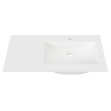 Regal Countertop with Single Integrated Basin